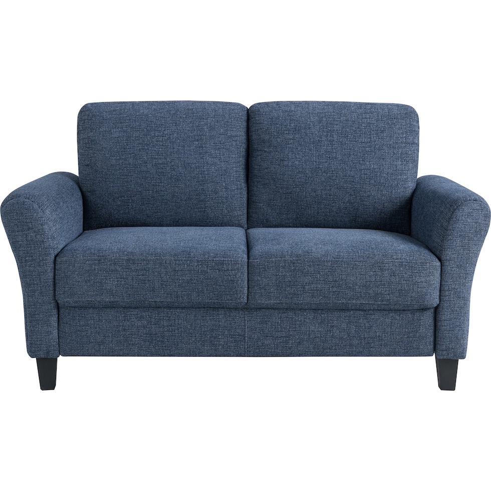 hagen blue loveseat   