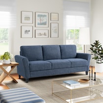 hagen blue sofa   