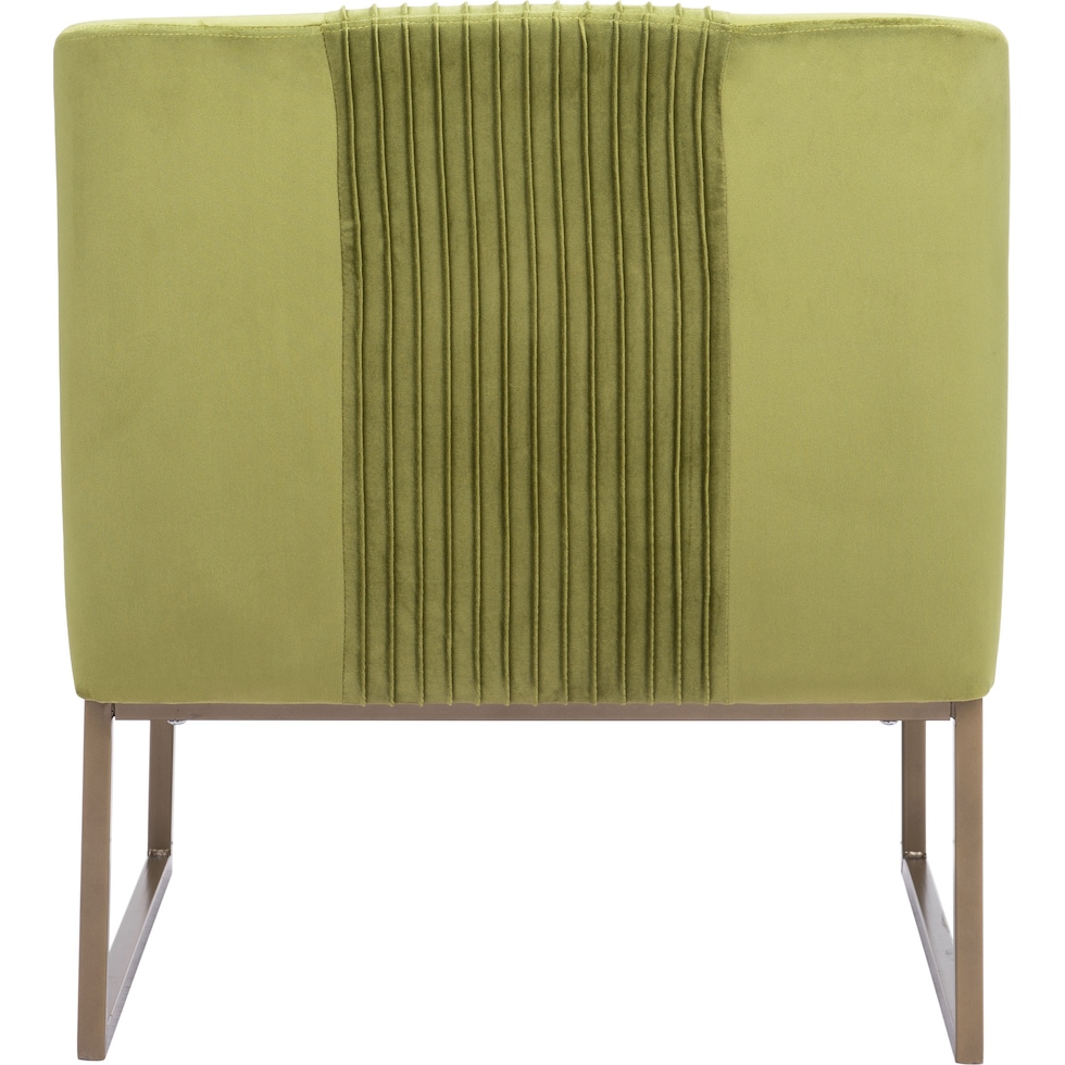 haines green accent chair   