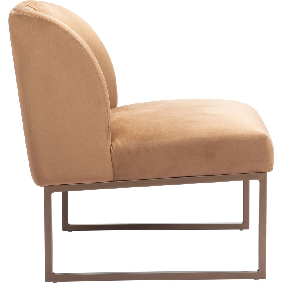 haines light brown accent chair   