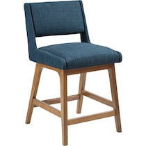 halden blue counter height stool   