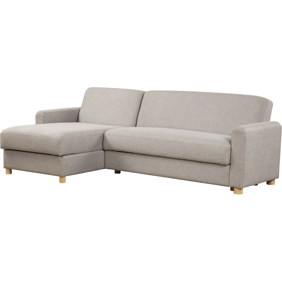 haleigh gray sleeper sectional   