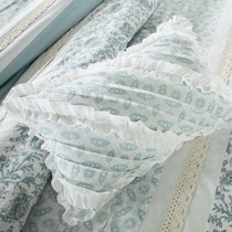 hali blue california king bedding set   