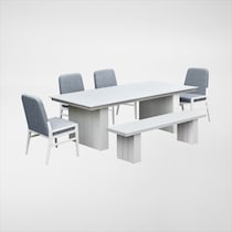 halifax white  pc outdoor dining   