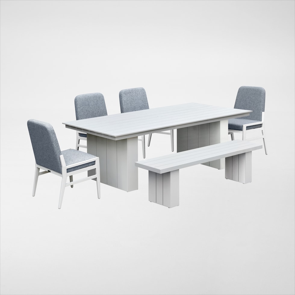 halifax white  pc outdoor dining   