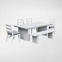 halifax white  pc outdoor dining   