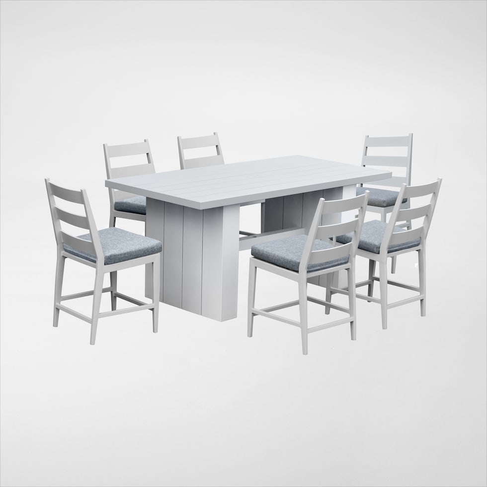 halifax white  pc outdoor dining   