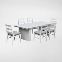 halifax white  pc outdoor dining   
