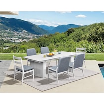 halifax white  pc outdoor dining   
