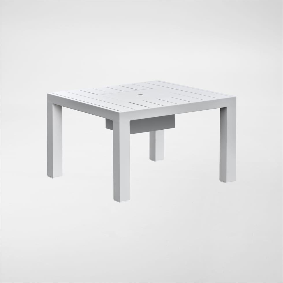 halifax white outdoor coffee table   