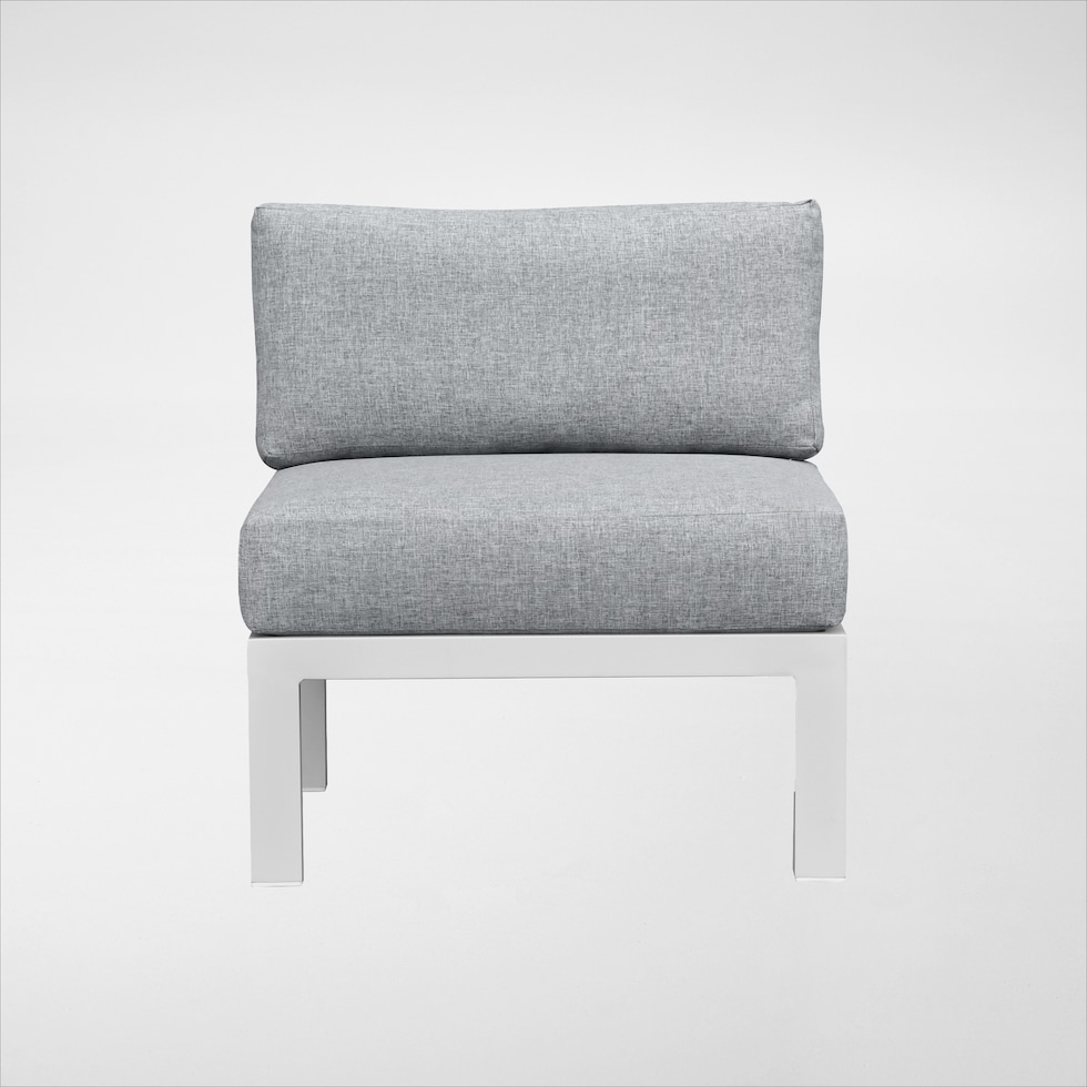 halifax white outdoor sectional set   