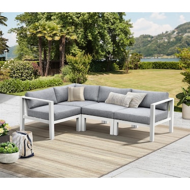 Halifax Outdoor 4-Piece Sectional