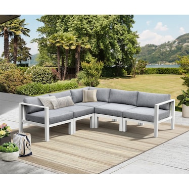 Halifax Outdoor 5-Piece Sectional
