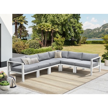 Halifax Outdoor 6-Piece Sectional
