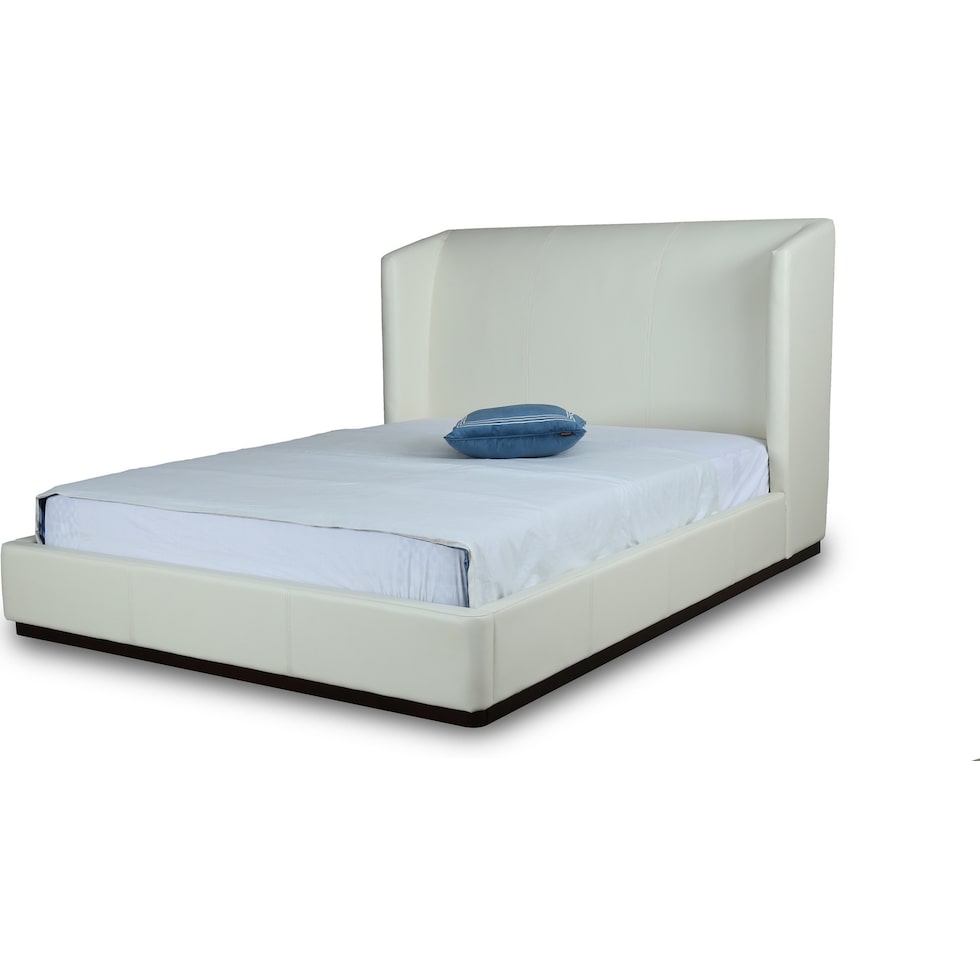 halle neutral queen bed   