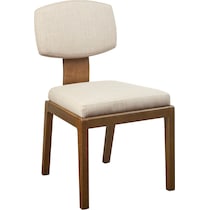 halleck tan dining chair   