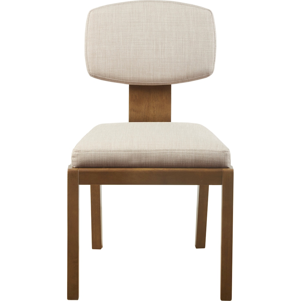 halleck tan dining chair   