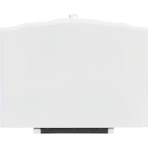 hallie white jewelry armoire   