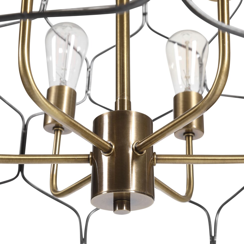 halstead gold chandelier   