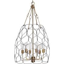 halstead gold chandelier   