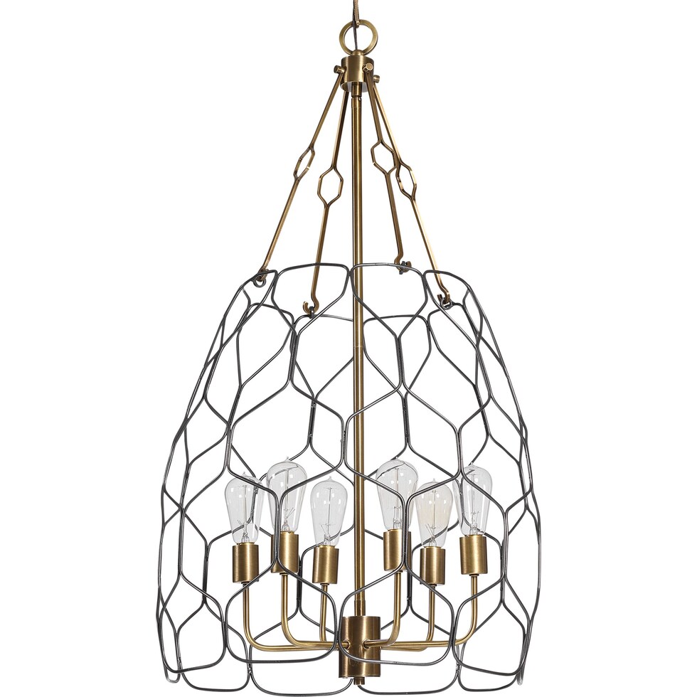 halstead gold chandelier   