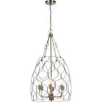 halstead gold chandelier   