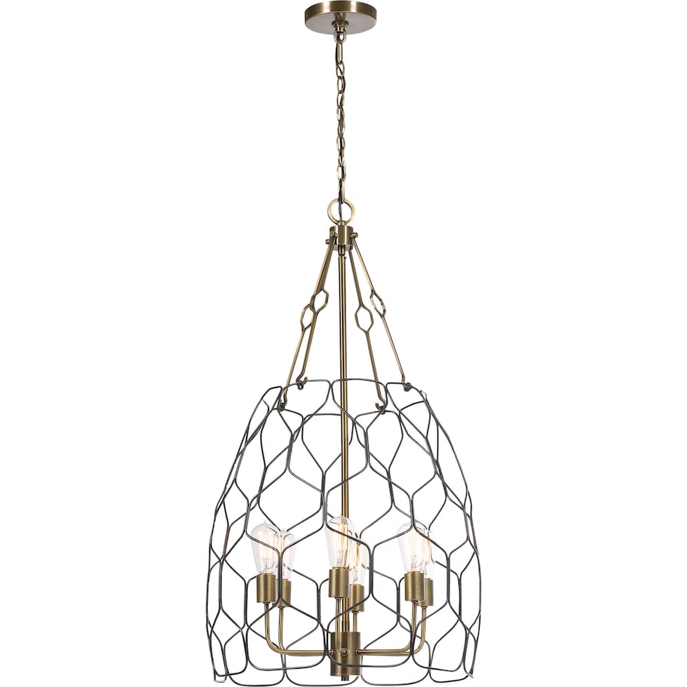 halstead gold chandelier   