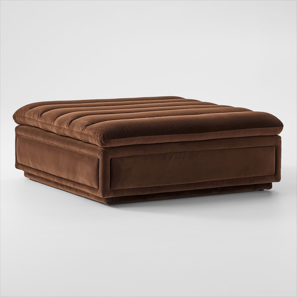 hammock light brown ottoman   