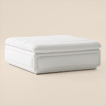 hammock white ottoman   