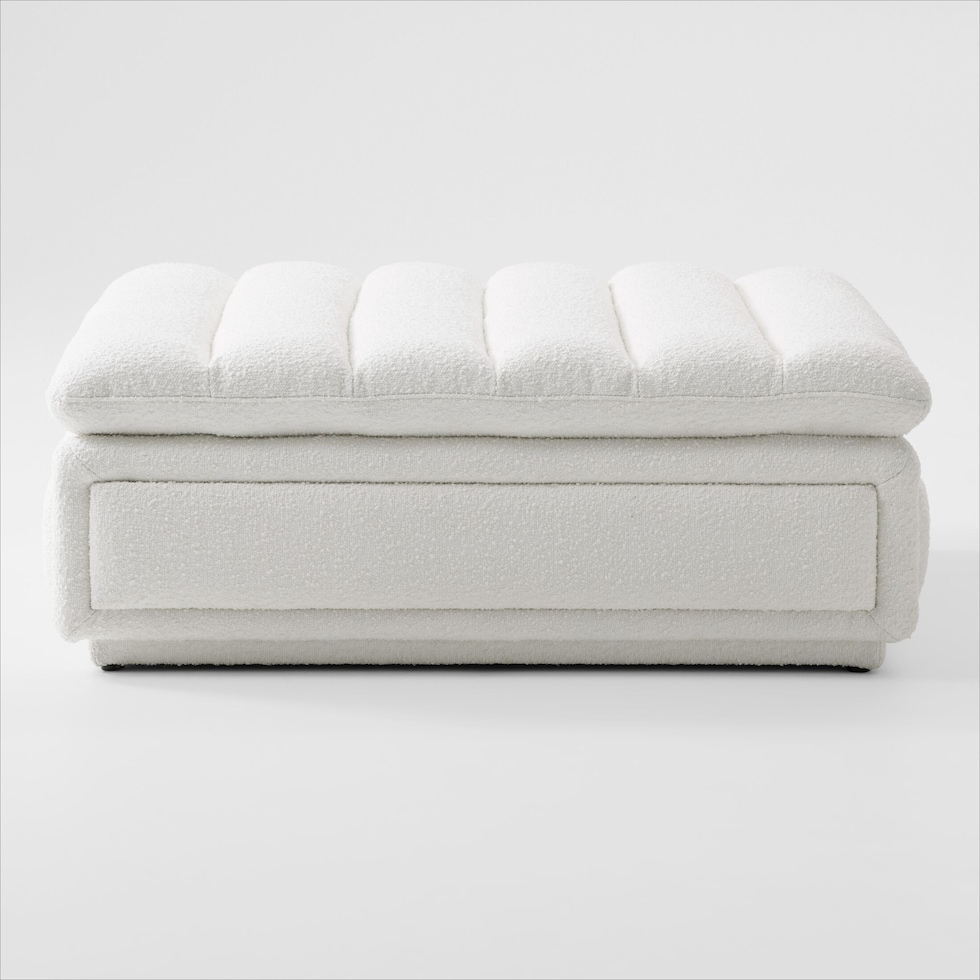 hammock white ottoman   