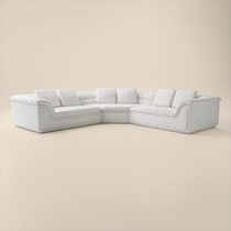 hammock white sectional   