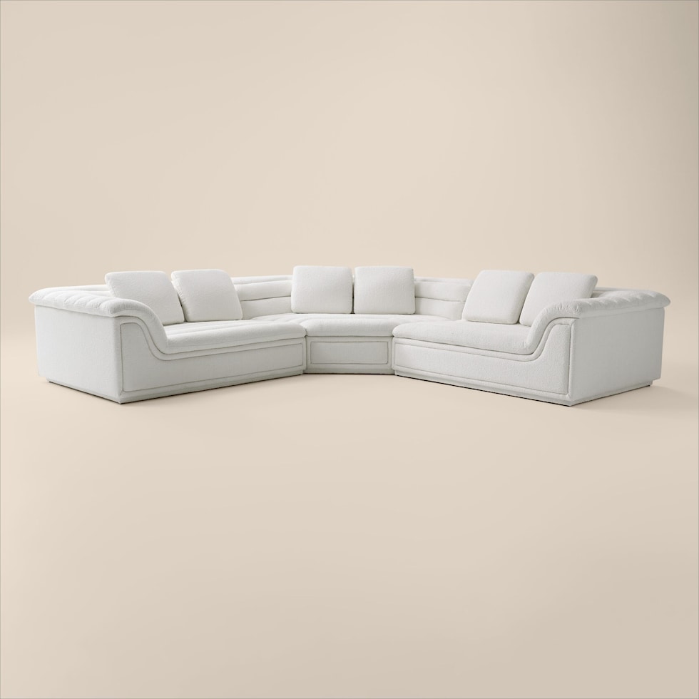 hammock white sectional   