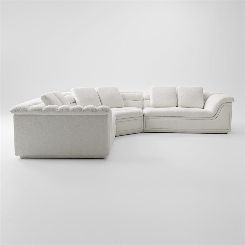 hammock white sectional   