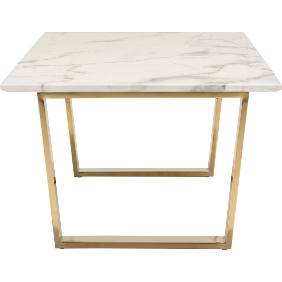 hammy white gold coffee table   