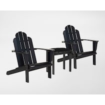 hampton beach black  pc outdoor living   