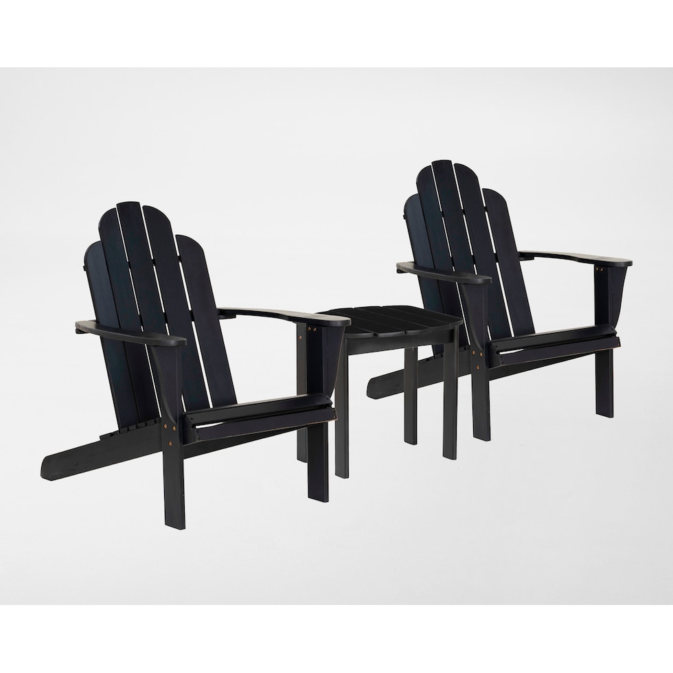 hampton beach black  pc outdoor living   