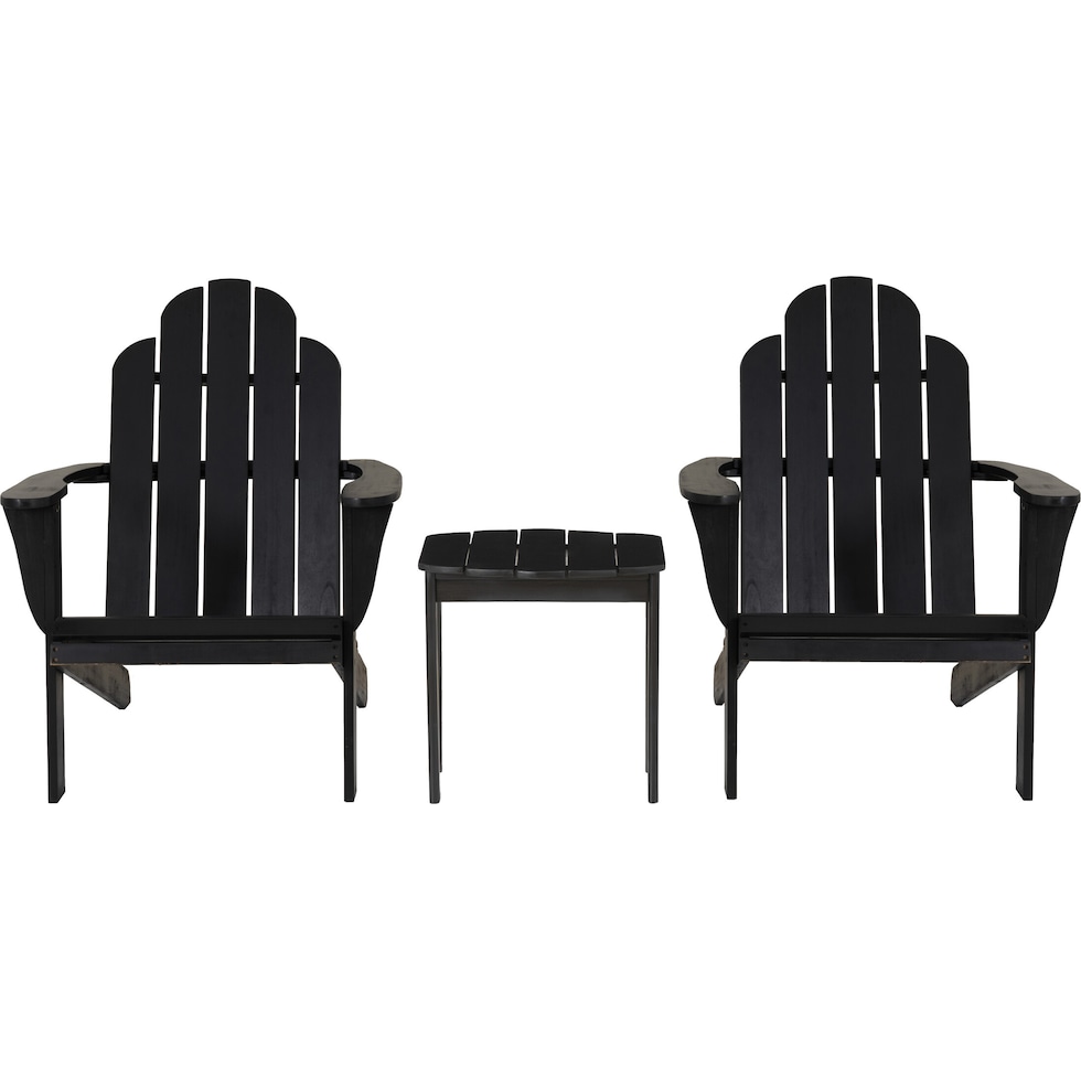 hampton beach black  pc outdoor living   