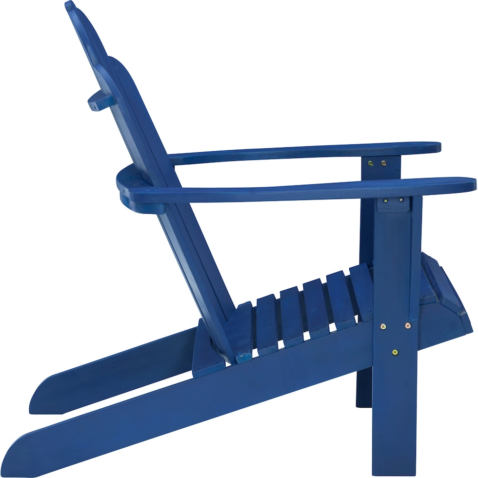 hampton beach blue outdoor chair   