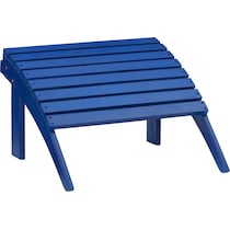 hampton beach blue outdoor ottoman   