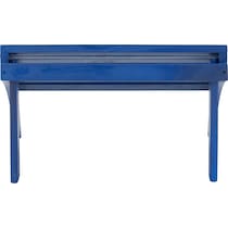 hampton beach blue outdoor ottoman   