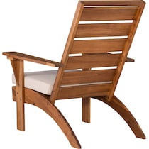 hampton beach brown outdoor chair   