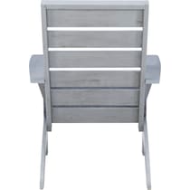 hampton beach gray outdoor chair   