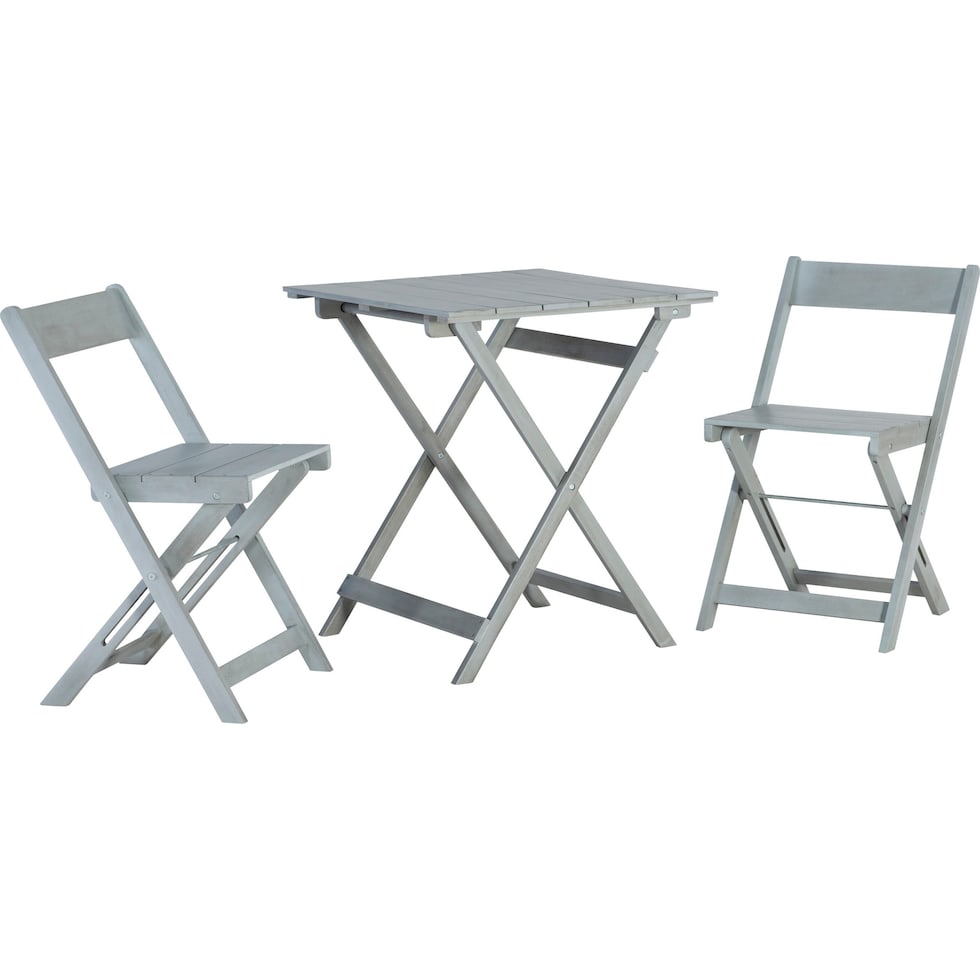 hampton beach gray outdoor dinette   