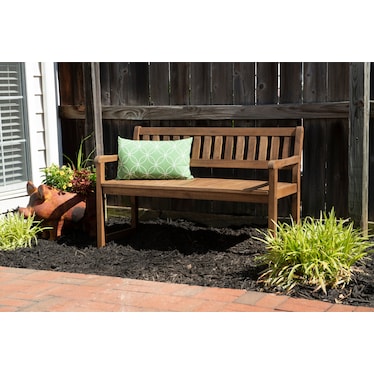 Hampton Beach Outdoor Bench - Teak