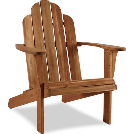 Hampton Beach Outdoor Adirondack Chair - Teak