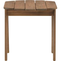 hampton beach light brown outdoor end table   