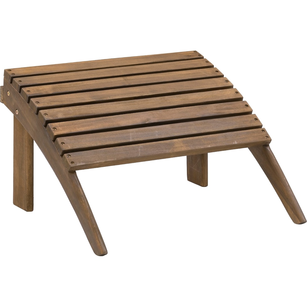 hampton beach light brown outdoor ottoman   
