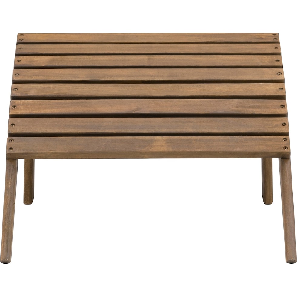 hampton beach light brown outdoor ottoman   