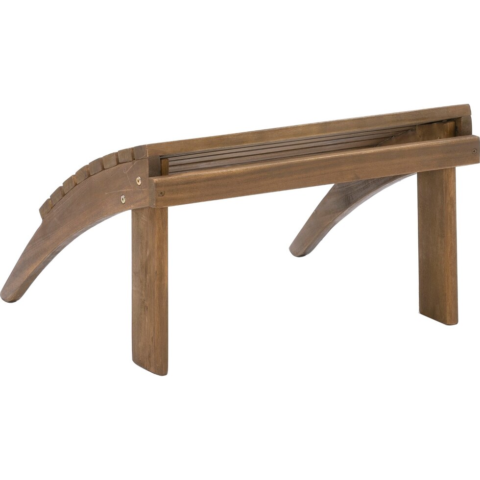 hampton beach light brown outdoor ottoman   