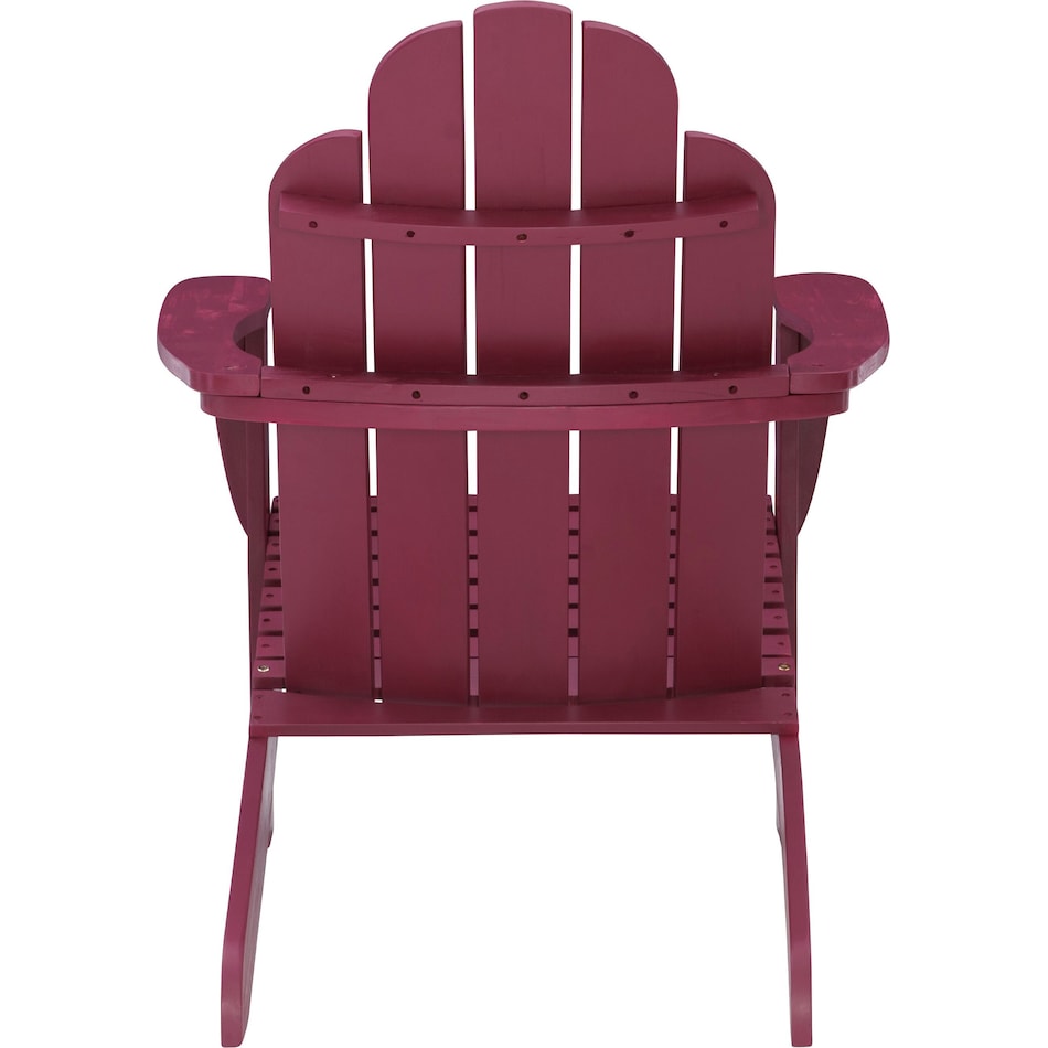hampton beach red outdoor chair   
